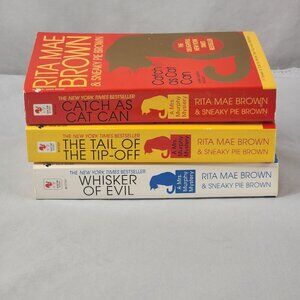 LOT 3 Rita Mae Brown and Sneaky Pie Brown Paperback Mystery Series Books 10-12